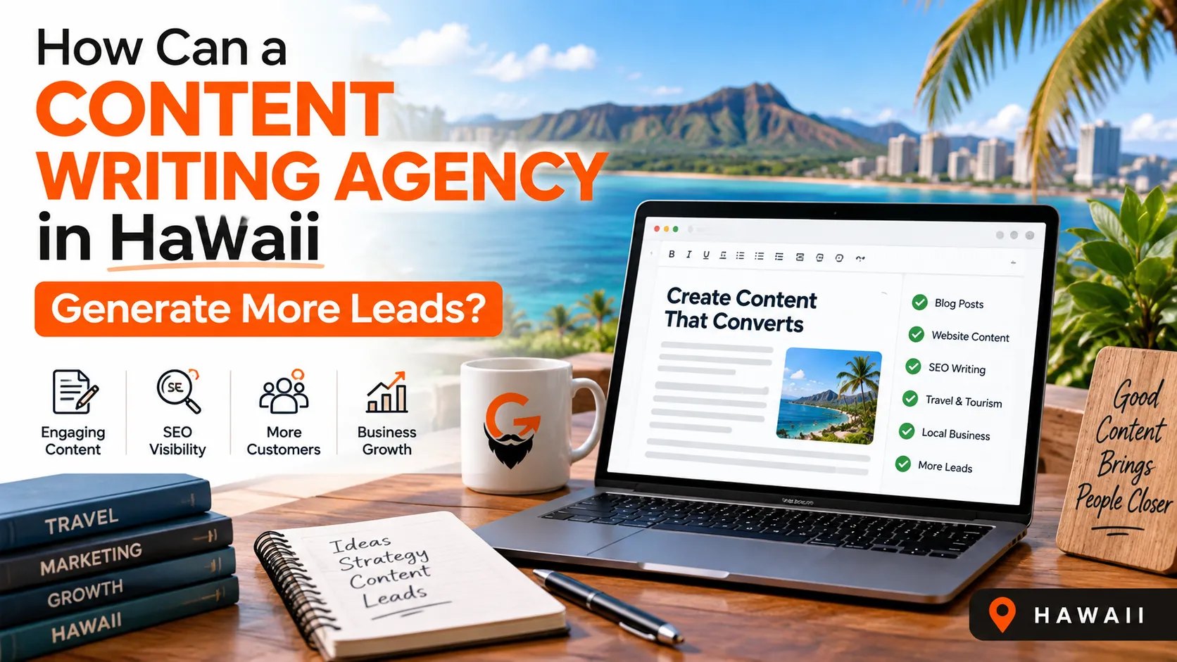 How Can a Content Writing Agency in Hawaii Generate More Leads?
